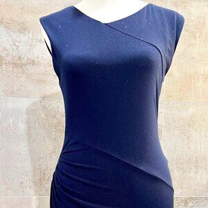 Alice and Olivia navy party dress in US:4